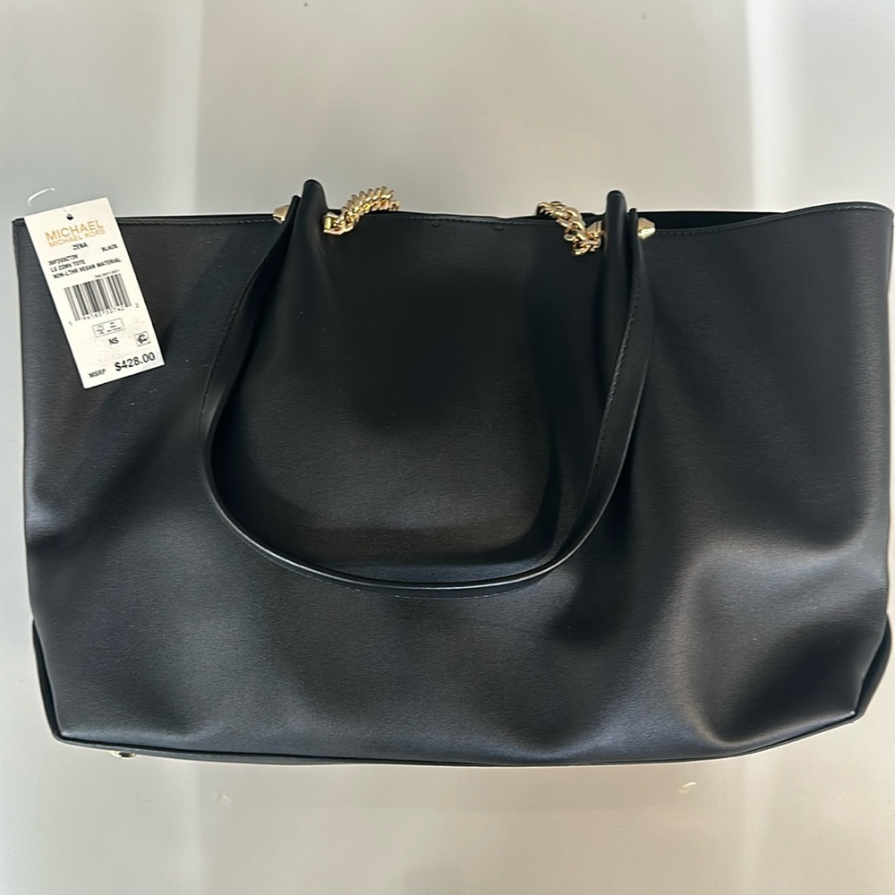 Michael Michael Kors Zena Large Convertible Tote Merlot NEW vegan material